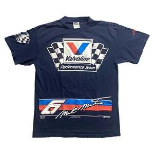 Tultex Mark Martin #6 Valvoline Roush Racing NASCAR T-Shirt XL Blue